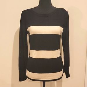 The Limited Women's Sweater, Large, Color: Black and Cream